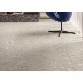 csillogo fenyes modern nappali nagymeretu terrazzo bezs homok kohatasu fagyallo greslap jarolap elcsiszolt retifikalt padloburkolat padlolap modern terasz konyha furdo csempe.jpg